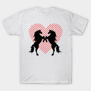 Heart Love Horse T-Shirt